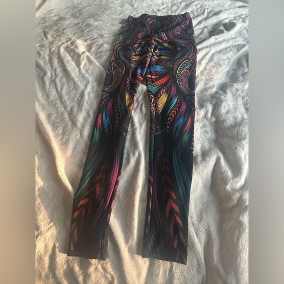 Gear bunch patterned leggings. Size S - Picture 1 of 6